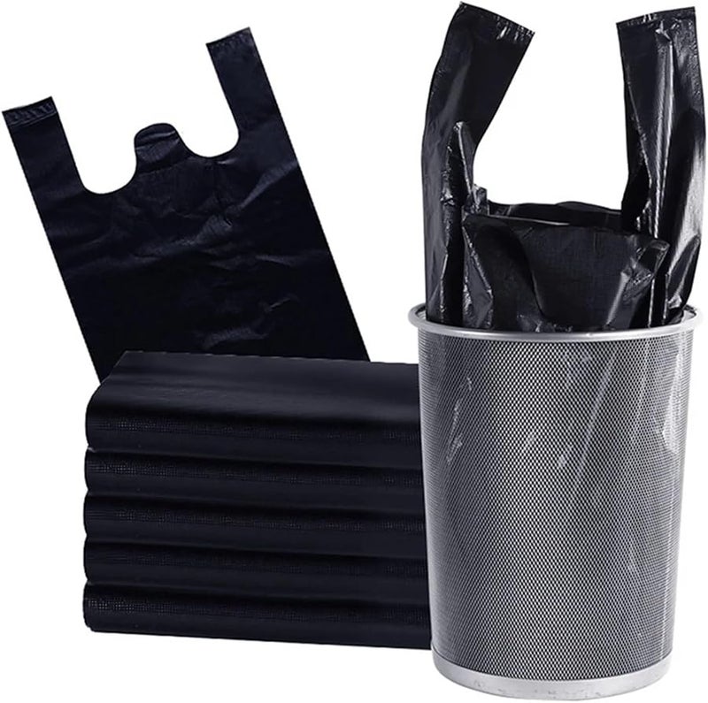 أكياس قمامة سوداء سميكة بمقابض 480 قطعة لتخزين المطبخ وغرفة المعيشة - Image 3